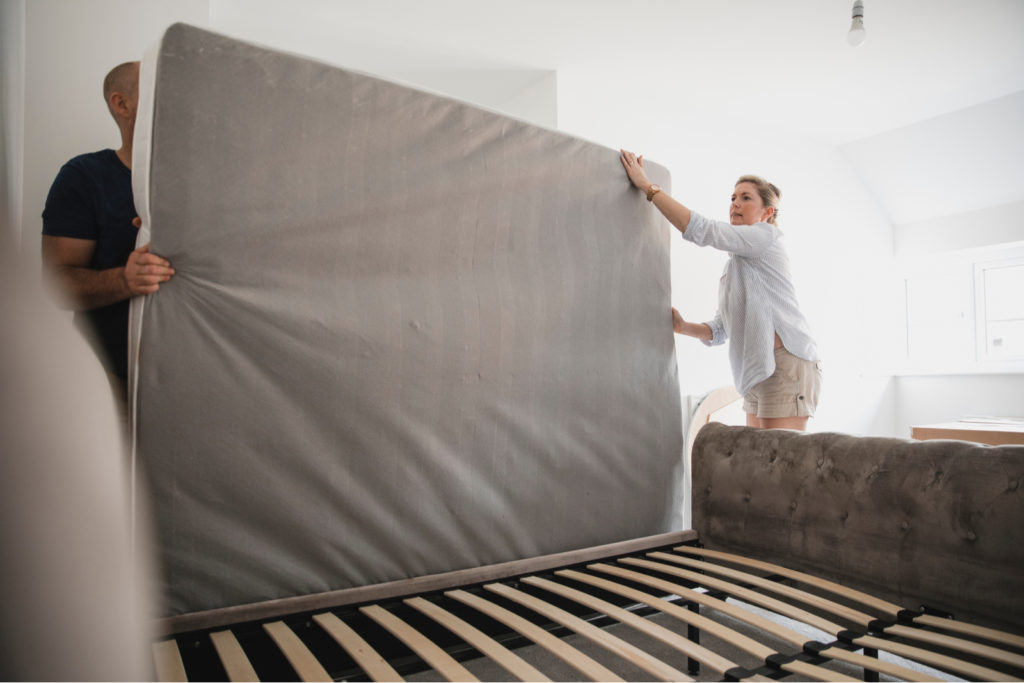 Move A Bed Mattress, How To Get Rid Of Mattress And Bed Frame