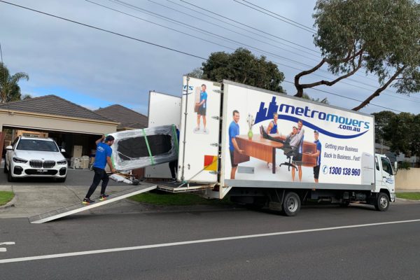 Loading the MetroMovers Truck