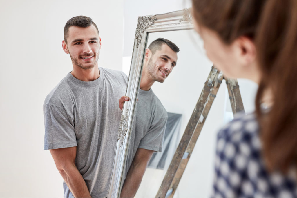 Moving Oversized Mirror