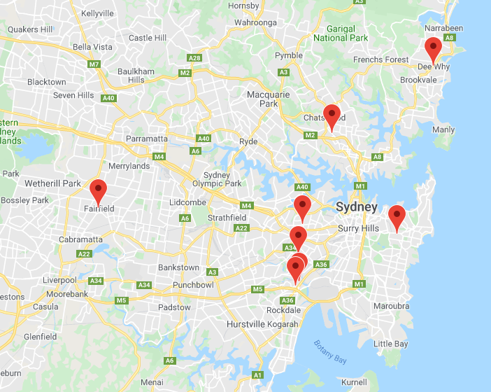 Sydney depot moving locations
